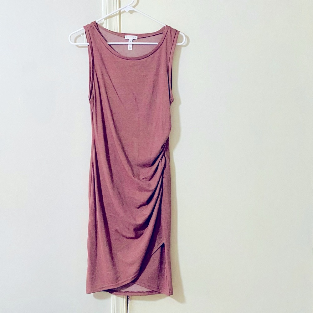 Leith Ruched Body-Con Tank Dress